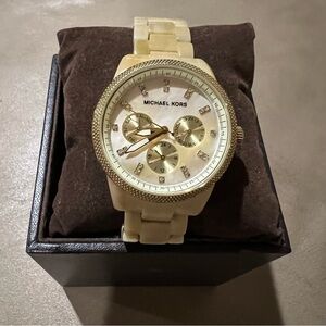 Michael Kors Mother of Pearl Chronograph Watch